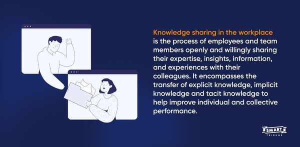 definition of knowledge sharing in the workplace