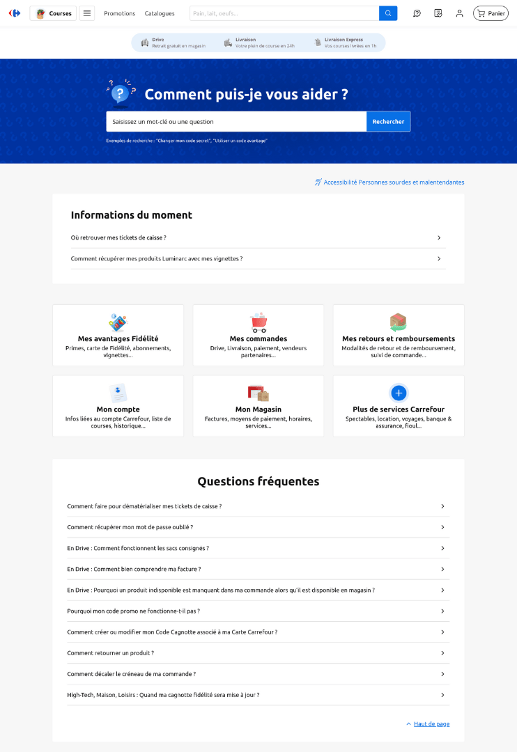 FAQ page example Carrefour-1