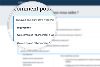 FAQ dynamique journal le Monde