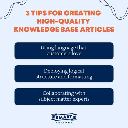 Tips for Creating  High-Quality  Knowledge Base Articles