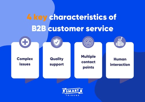 characteristics of  B2B customer service